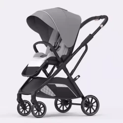 2024 New Arrival High View Portable Baby Stroller Ergonomics Seat Bassinet for Newborn One Hand to Recline Pram