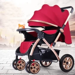 Factory Original Luxury Baby Stroller Winter Edition Kinderwagen 2-in-1 Pushchair Pram, Reversible Seat, Premium Infant Carriage