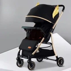 Baby Stroller Two-way light Stroller One-button Travel Portable Pram Infant Trolley Folding High-view Stroller baby carriage