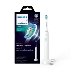 Philips Sonicare - 1100 Power Toothbrush, Rechargeable Electric Toothbrush - White Grey