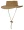 Womens Explorer Leather Safari Hat (Adjustable)