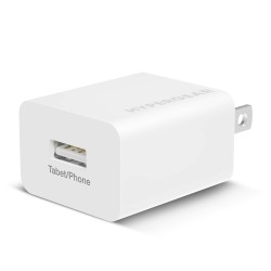 HyperGear - High Speed 12W USB Wall Charger for iPhones & Tablets - White