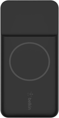 Belkin - BOOST?CHARGE 10K Magnetic Portable Wireless Charger for iPhone 16/15/14 Series - Black