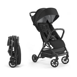 Inglesina Quid Stroller - Puma Black - Ultra Compact Lightweight Travel Stroller for Babies and Toddlers