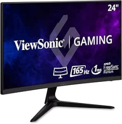 Viewsonic Omni VX2418C 24in 1080p 1ms 165Hz Curved Gaming Monitor