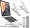 SKY-TOUCH Laptop Stand for Desk, Adjustable Laptop Riser ABS+Silicone Foldable Portable Laptop Holder