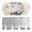 2022 Cotton 6/8PCS Newborn Baby Boy Clothes 0-12M Autumn Bodysuits+Pants Boys Baby Clothing Sets Full Sleeve Baby Girl Clothes