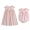 Royal Style Girls Smocked Dress Cute Doll Collar Kids Vest Dress Vestidos Newborn Baby Girls Lace Romper 2023 Sister Clothes