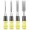 HURRICANE 4 Piece Wood Chisel Set for Woodworking