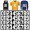 44 Pieces Iron On Numbers, Jersey Heat Transfer Numbers for Sports T Shirts Team Uniform Football Basketball Baseball